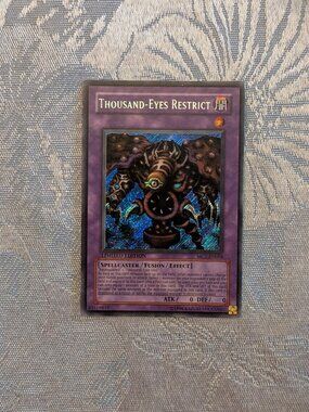 Yu-Gi-Oh! Thousand-Eyes Restrict MC1-EN004 Secret Rare Limited Edition